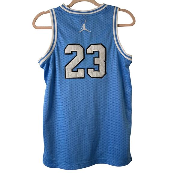 YLg Y2K VTG Michael Jordan #23 UNC Tar Heels Jersey Tank Retro Sports Basketball - Picture 6 of 7